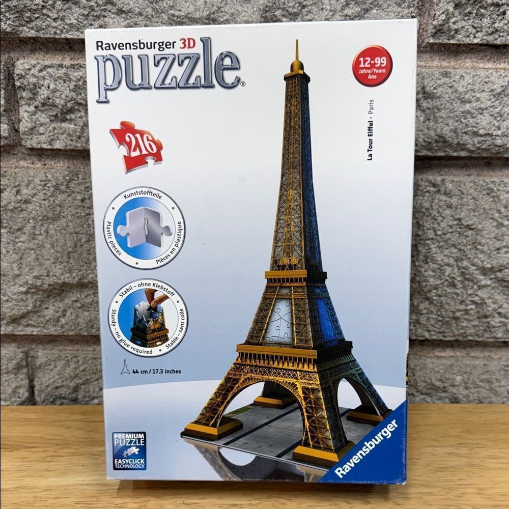 Ravensburger 3D Eiffel Tower Puzzle - Black and Gold